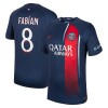 Maillot de Supporter Paris Saint-Germain 2023-24 Fabian 8 Domicile Pour Homme